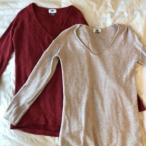 Two Old Navy Sweaters